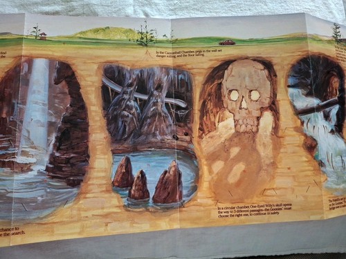 1985 Goonies Story Card Adventure Map Hi-C Giveaway fold-out RARE - Picture 6 of 10