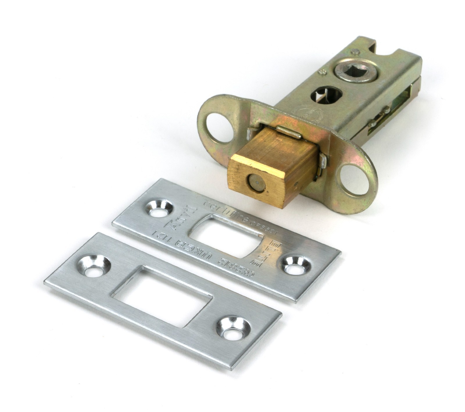 From The Anvil 51482 Satin Chrome 2.5"" Heavy Duty Tubular Deadbolt