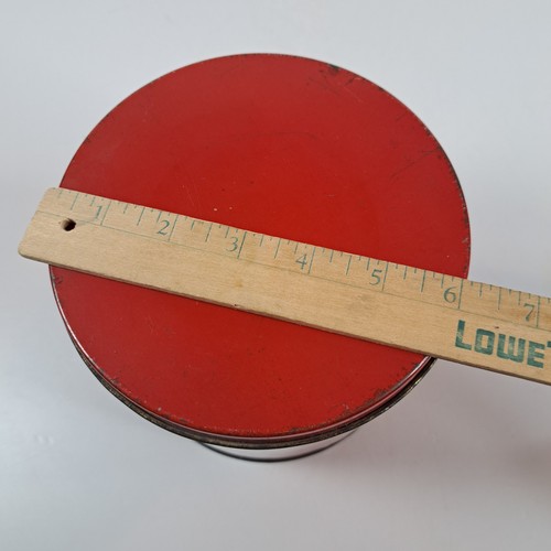 Vtg Crowley's Creamed Cottage Cheese Tin Binghamton, NY 5 lbs with Lid - Picture 6 of 15