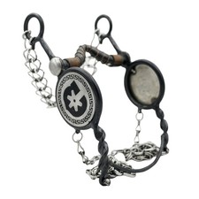 4 5/8" Caballo Charros Original Black Matte Freno Bit
