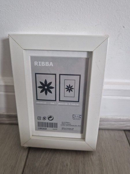 Nuevo marco de caja blanco IKEA Ribba 10x15 cm blanco marco de fotos accesorio para el hogar