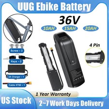 Ebike Battery 36V 10Ah/15Ah/20Ah Electric Bicycle Lithium Battery 1200W 4Pin New