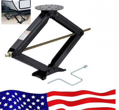Q235 Heavy Duty Scissor Jacks with 5000 Lbs Capacity, 30'' RV Trailer Stabilizer