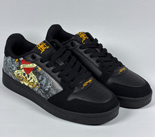 Ed Hardy EH Court-T Black Sneakers Mens Sz 9 Love Kills Slowly Heart Skull NWOB