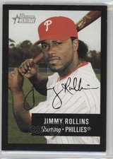 2003 Bowman Heritage Black Facsimile Signature Jimmy Rollins #83 0q3