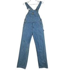 OshKosh B'Gosh Vintage Denim Overalls Distressed Workwear Unisex Size See pics.