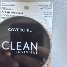 2X CoverGirl Clean Invisible Loose Powder #110 Translucent Light