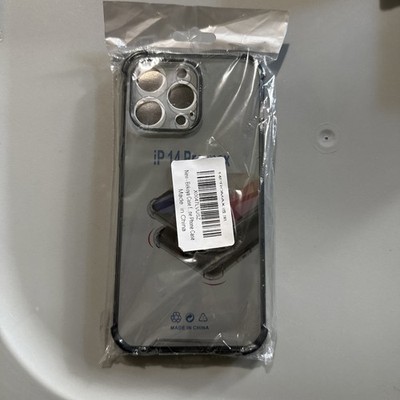 Black/Clear  iPhone 14 Pro Max Case with Lens Protection