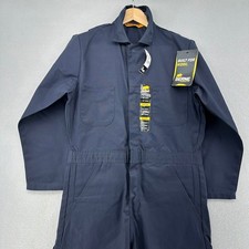 Berne Heritage Unlined Twill Coverall Workwear Jumpsuit Navy Blue 40R C250NV NEW