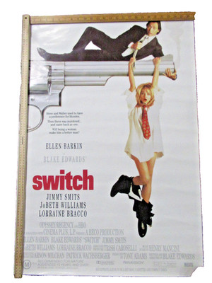 Switch 1991 Movie Poster Ellen Barkin Blake Edwards Jimmy Smits Lorraine Bracco