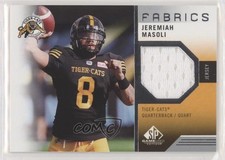 2021 SP Game Used Edition CFL Fabrics Jeremiah Masoli #JE 6kv