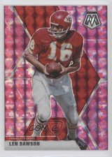 2020 Panini Mosaic Pink Camo Mosaic Prizm Len Dawson #3 HOF 0l1
