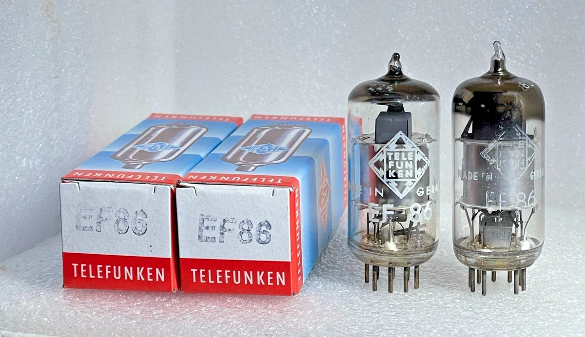 テレンフンケン Telefunken EF86 真空管　動作確認済み 25+ Telefunken Ef86 for sale | Updated Oct 2026