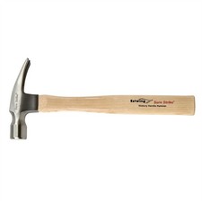 Estwing EMRW16S Sure Strike Straight Claw Hammer with Hickory Handle, 16oz/448g