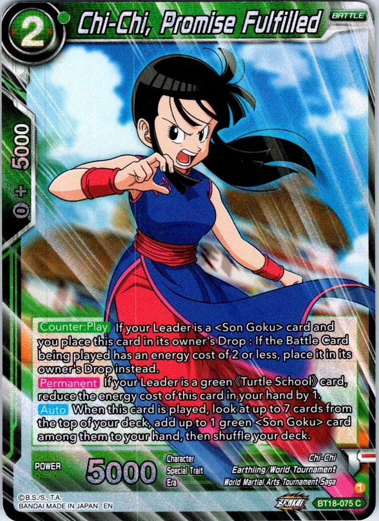 Chi-Chi, Promise Fulfilled BT18-075 Dawn of the Z-Legends for sale
