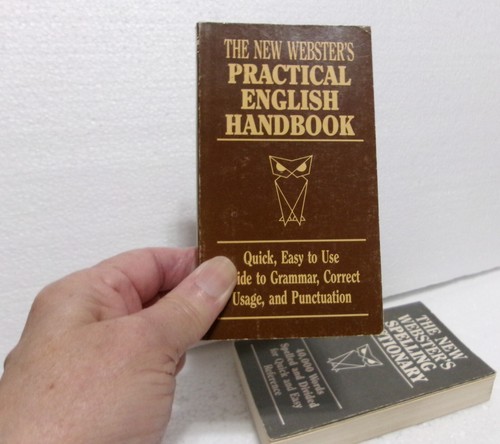 1980's The New Webster's Spelling Dictionary & Practical English 2 POCKET BOOKS - Picture 9 of 9
