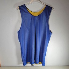 Basketball Jersey   Mens Large   Blue/Yellow ...