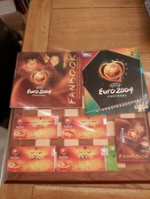 Euro 2004 Official Programme + 4 Match Tickets - Fan Book - Panini Sticker Album