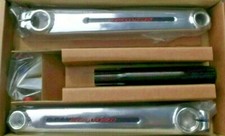 Redline Flight cranks 175MM crankset Double pinch bolts new