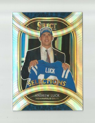 2020 PANINI SELECT SELEC1ONS SILVER PRIZM ANDREW LUCK #S1-21 COLTS