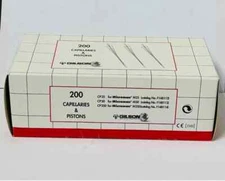 Gilson 25. 50 and 250 uL Capillaries & Pistons, 200 Tips