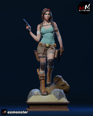 Lara Croft 3D Printed Kit Unpainted/Unassembled