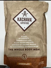Ka'Chava Kachava Chocolate Vegan Protein Shake full meal replacement 32.8 oz   