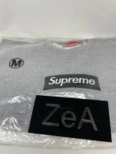 Supreme Box Logo Crewneck "Heather Grey" BOGO sweatshirt | FW22 | Size Medium