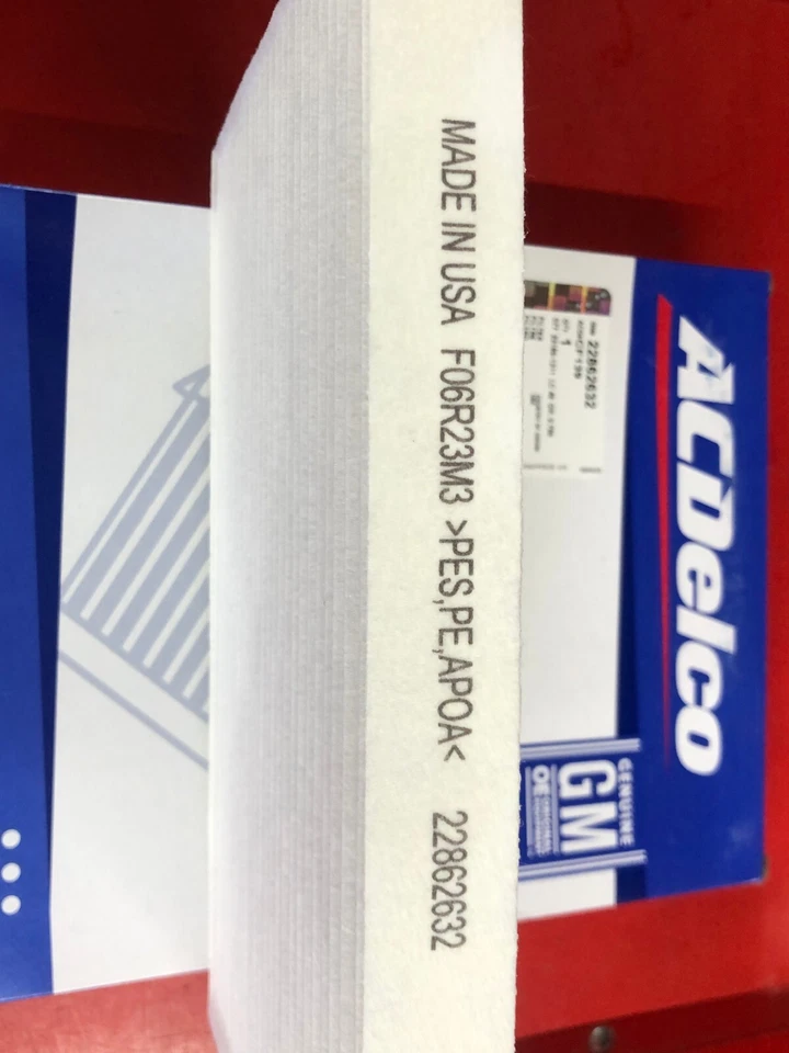 ACDELCO GM CF139 OEM CABIN AIR FILTER FOR 2005-2019 CHEVROLET CORVETTE & Z06 - Image 3 of 4