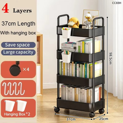 Küchen-Organizer Rollwagen Regal Aufbewahrung für Bad, Schlafzimmer & Büro
