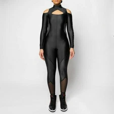 New Women’s NIKE JORDAN Future Primal Catsuit Tight Fit DA4582-010 Size XSMALL