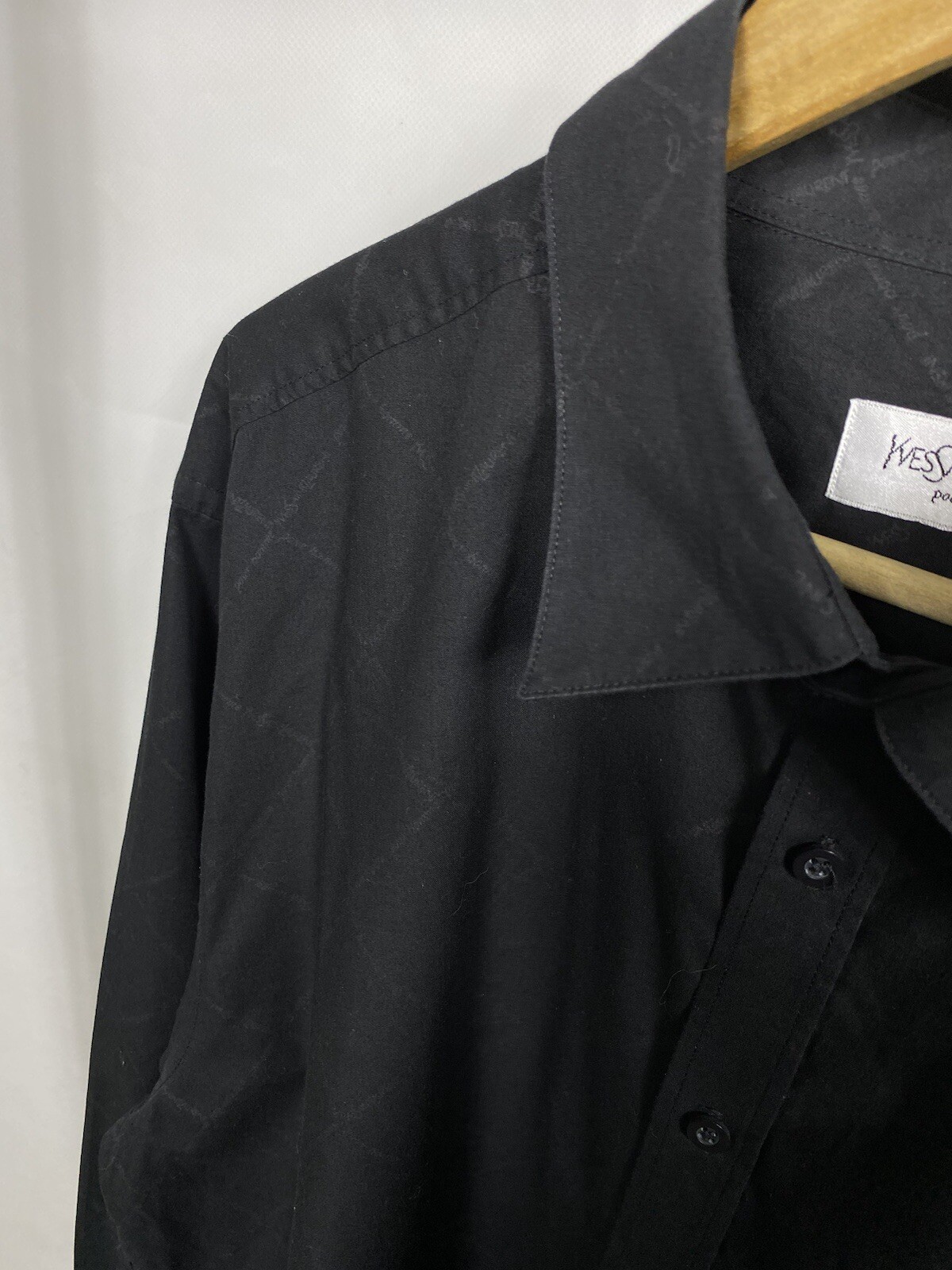 Camicia Yves Saint Laurent vintage con bottoni monogramma XXL