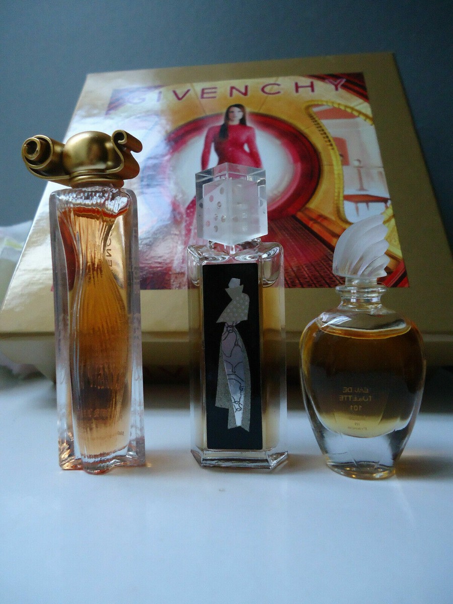 GIVENCHY ORGANZA HOT COUTURE AMARIGE Vintage 1996 3x EDP Miniature