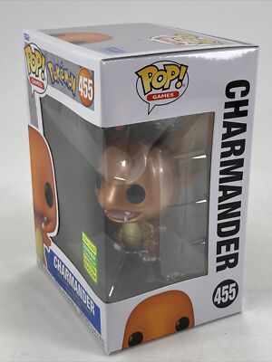 Funko POP! Games Pokemon CHARMANDER #455 [Metallic] Excusive