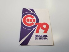 RS20 Chicago Cubs 1979 MLB Baseball Pocket Schedule in Spanish - Budweiser