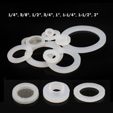 Assorted Rubber O Ring Mesh Filter Seals Washers Shower Hose Tap Washer White