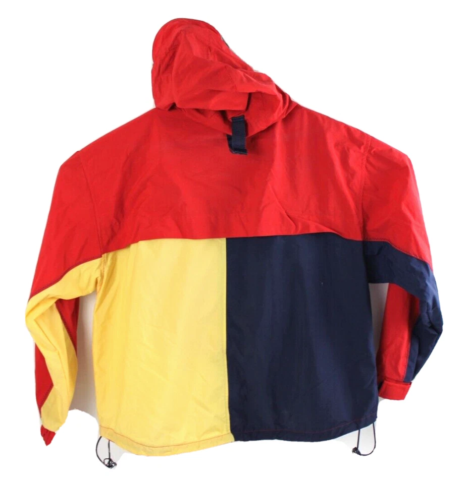 Vintage Regatta Sport Men's Large Sailing Hooded Vented Full Zip Windbreaker - Image 4 of 4