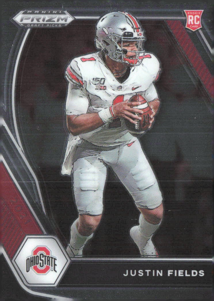 2021 Panini Prizm Draft Picks Collegiate Justin Fields #121