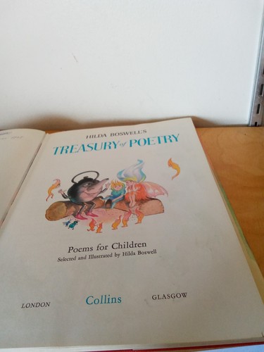 HILDA BOSWELL'S TREASURY of POETRY-1st 1968-HC/DJ-COLLINS - 第 10/18 張圖片