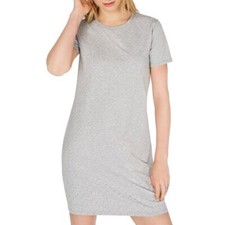 MICHAEL KORS NEW Women's Mini-studded Cotton T-Shirt Dress TEDO