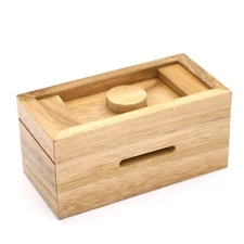 BSIRI Ziggurat Chest- Brain Teasers Box with Secret Compartments Use as Money...