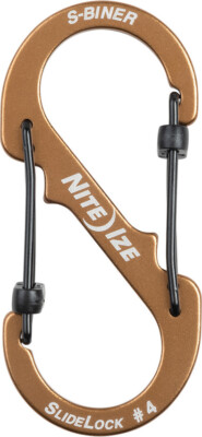 New Nite Ize S-Biner Slidelock #4 LSBA4-29BG-R6