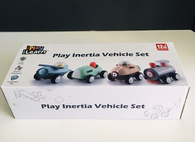 iPlay iLearn Play Inertia 4 Vehicle Play Set Music and Lights Ages 12 months +