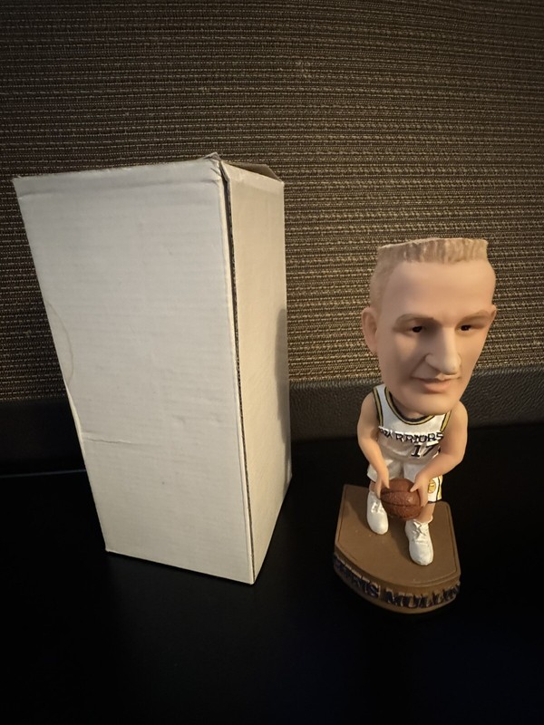 Chris Mullin Bobblehead GS Golden State Warriors Stadium Giveaway RARE NIB NBA