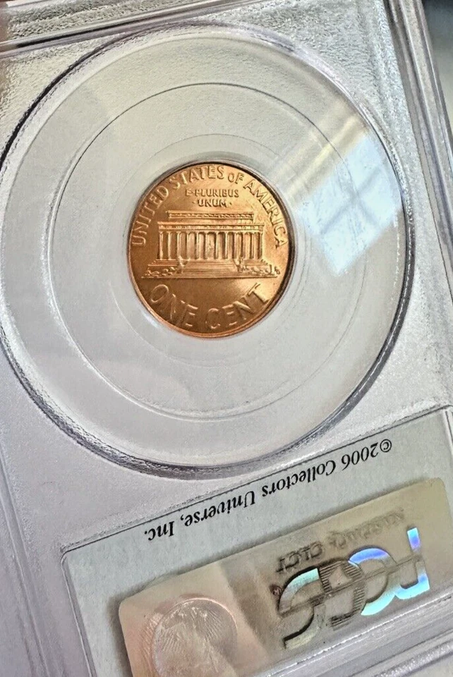 2005-S LINCOLN Memorial 1c ~ PCGS MS69 RD Satin ~ Stunning High Grade ~ #33 - Image 2 of 4