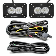 Baja Designs LED Work Light Clear Lens Wide Cornering Pattern Flush Mount Kit S2