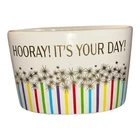 Flowers Vase Planter Hooray Happy Birthday