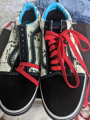Vans ''Off the Wall'' Red Flame 500714 (US Size10 Women's )