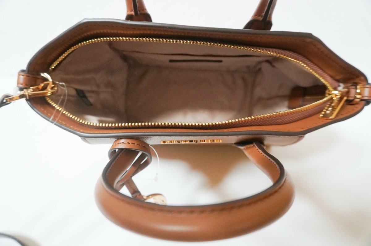 Michael Kors Avril Small Top Zip Satchel Shoulder Bag + Coin