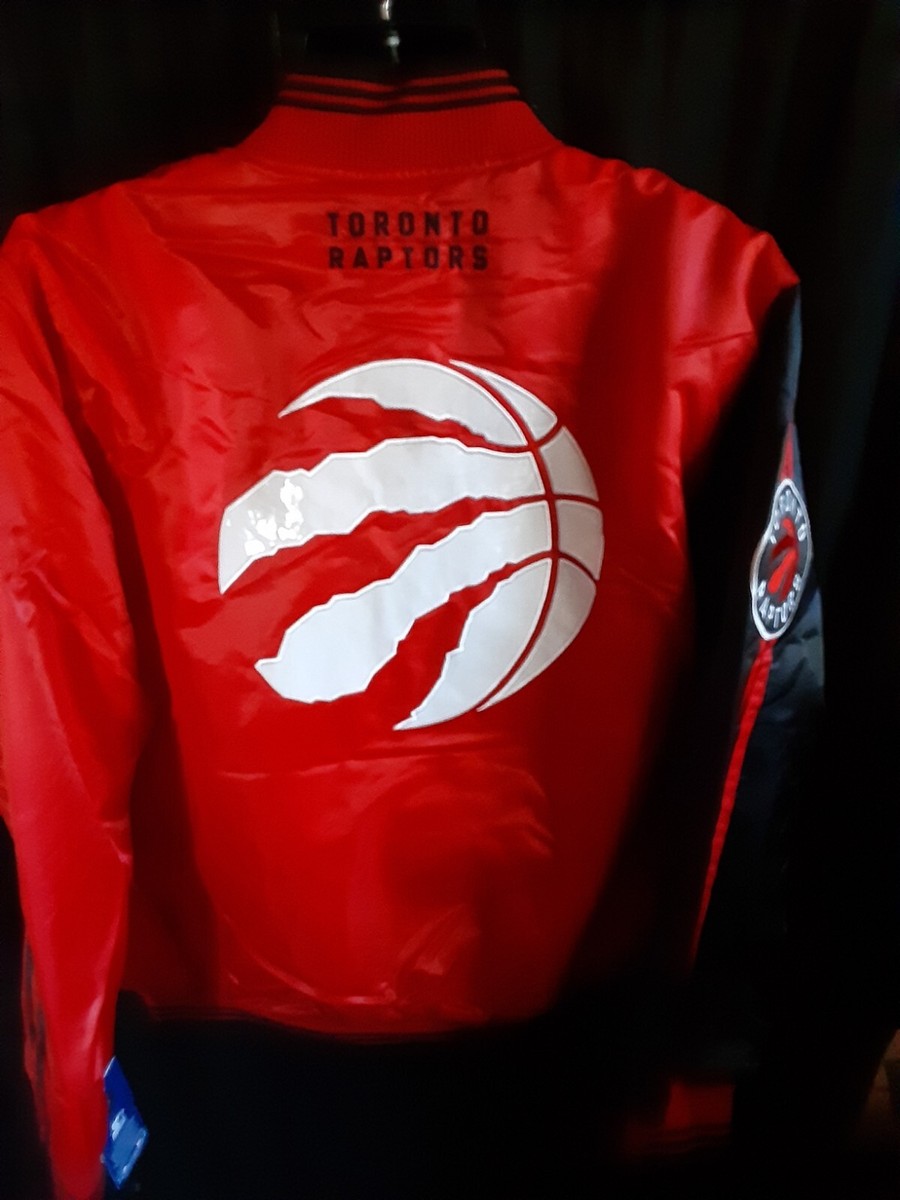 Toronto Raptors NBA Men's Quilt Lined Front Snap Starter Jacket